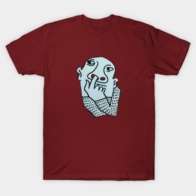 The Noseferatu T-Shirt by sambartlettart